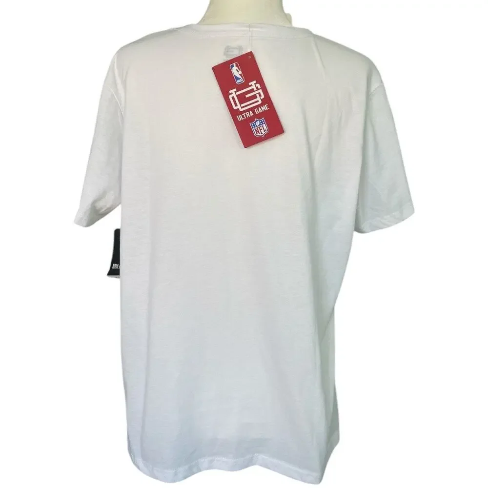 Ultra Game Women's NBA Los Angeles Lakers Soft Vintage T-Shirt White Size XL LA